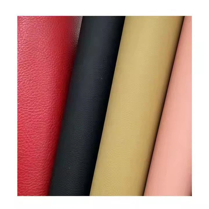 Recycled PVC Vegan Faux Eco Leather Synthetic Leather Pu Microfiber Leather Material For Furniture Shoe Sofa